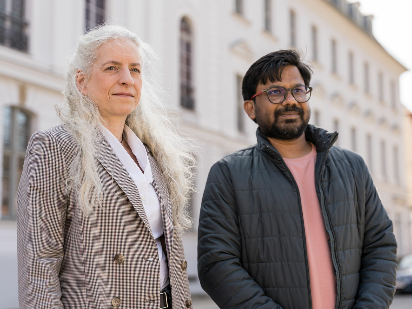 Portrait of Prof. Dr. Carola Schulzke und Dr. Pankaj Kumar, © Patrick Geßner, 2022