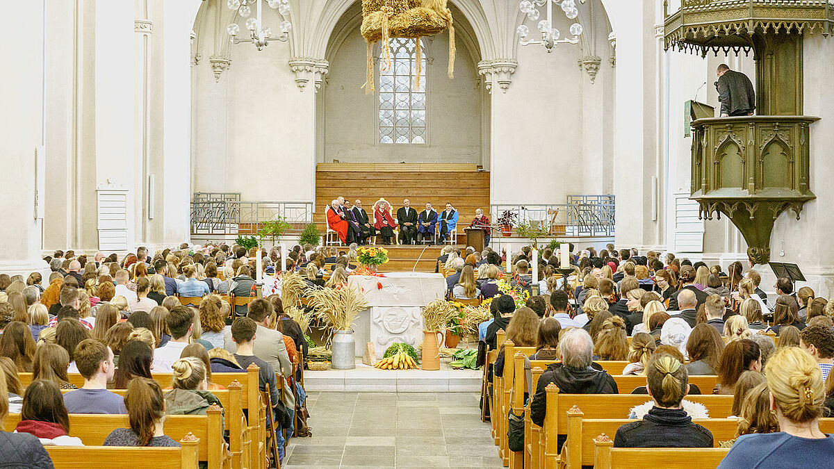 Feierliche Immatrikulation im Greifswalder Dom