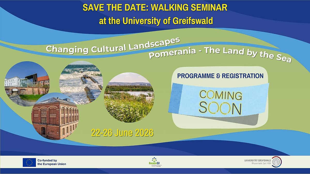 SAVE THE DATE: Walking Seminar - Changing Cultural Landscapes. Pomerania - The Land by the Sea