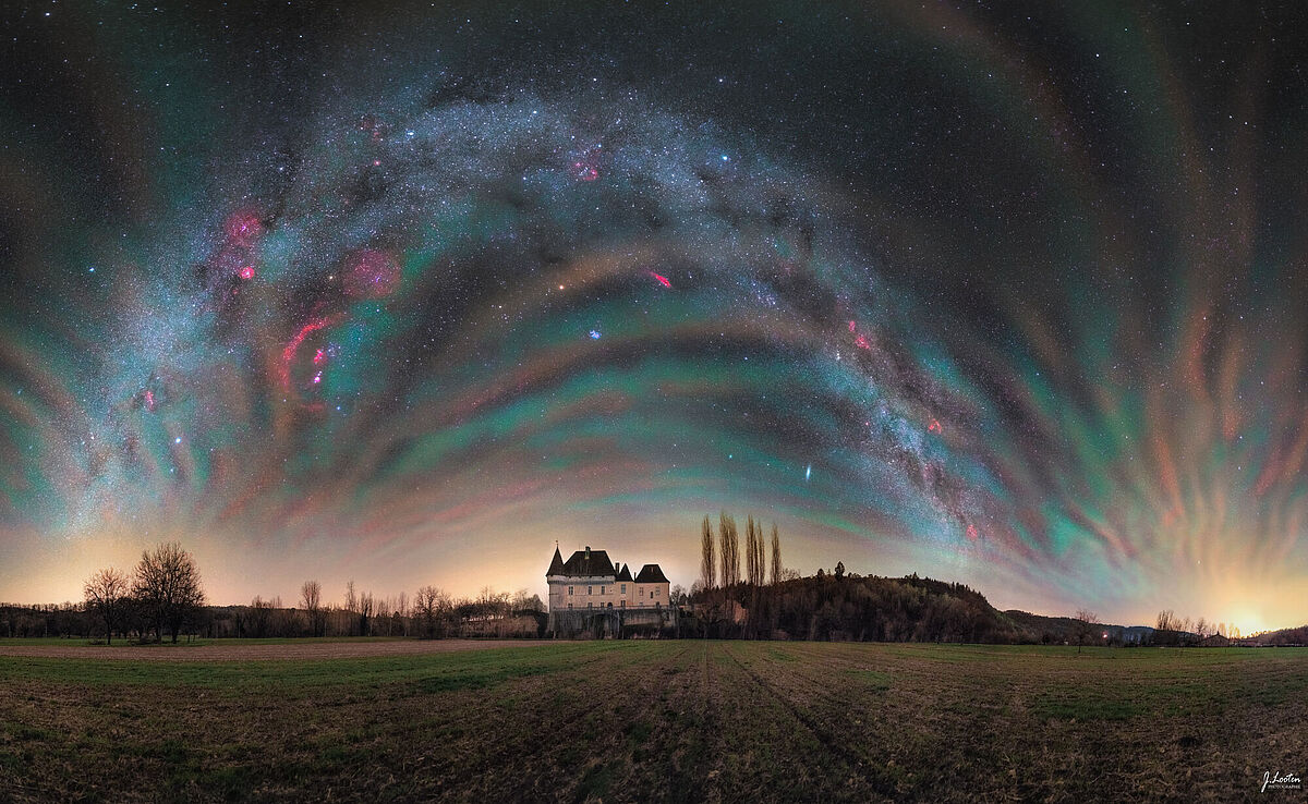 Airglow over the Dordogne, France