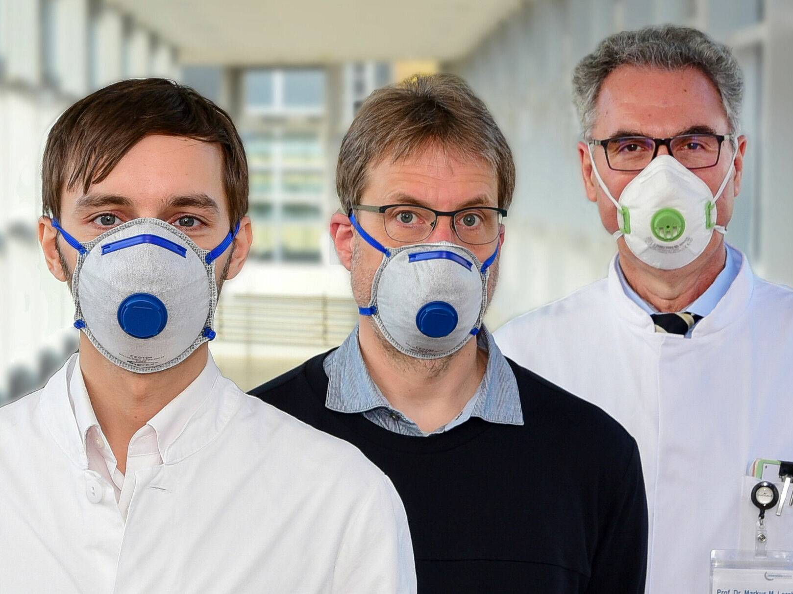 Dr. Fabian Frost, PD Dr. Georg Homuth, Prof. Dr. Markus M. Lerch (v.l.n.r ), ©Manuela_Janke, Universitätsmedizin Greifswald