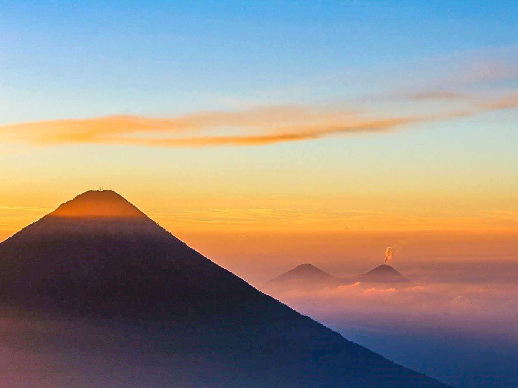 Vulkan Acatenango in Guatemala, © Laura Claus